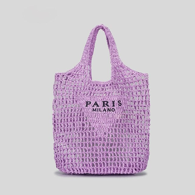 Paris Milano Woven Big Tote