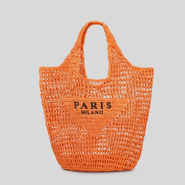 Paris Milano Woven Big Tote