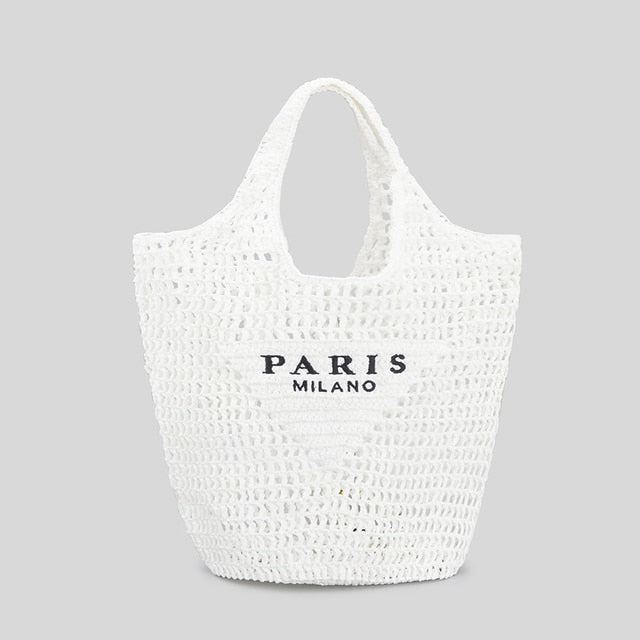 Paris Milano Woven Big Tote