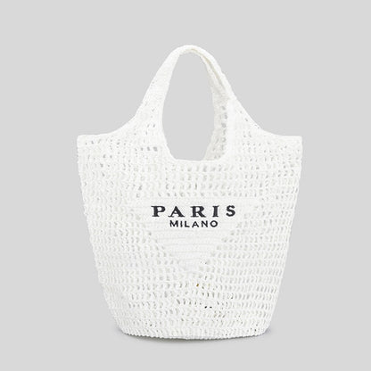 Paris Milano Woven Big Tote